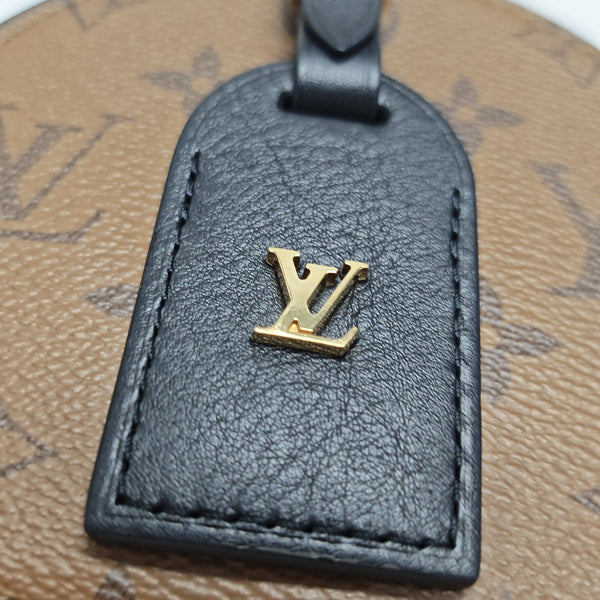 BOITE CHAPEAU Mini Monogram Coated Canvas Brown