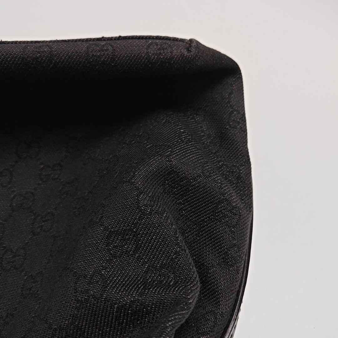 Monogram Canvas Tote Bag Black