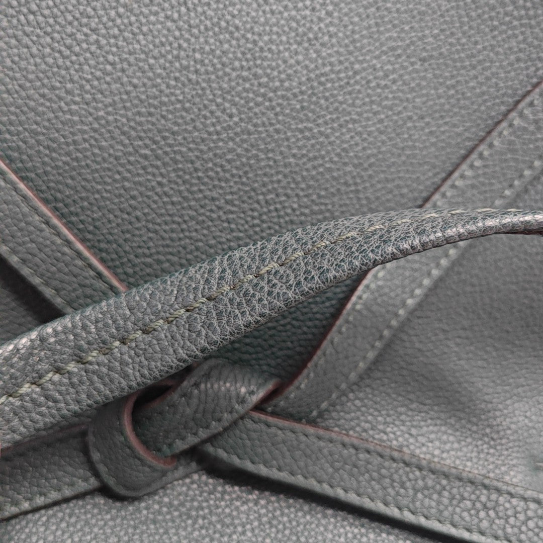 CABAS PHANTOM Small Calfskin Green