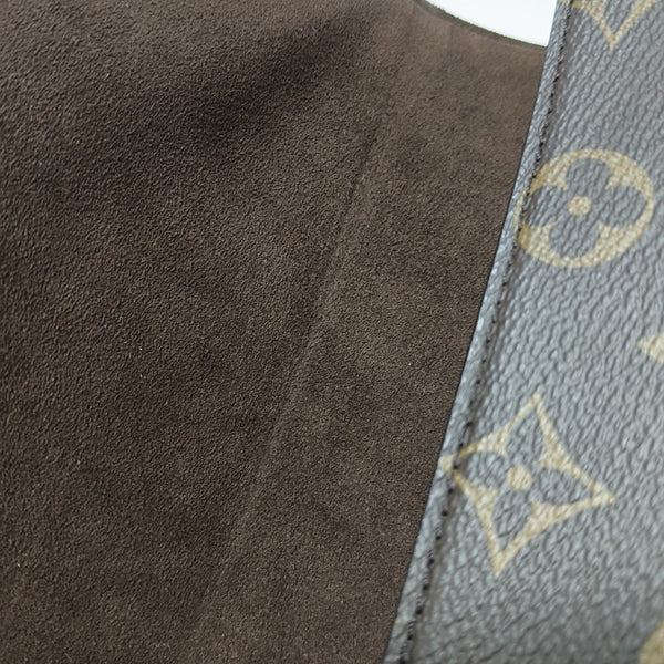 Lily Monogram Coated Canvas Brown