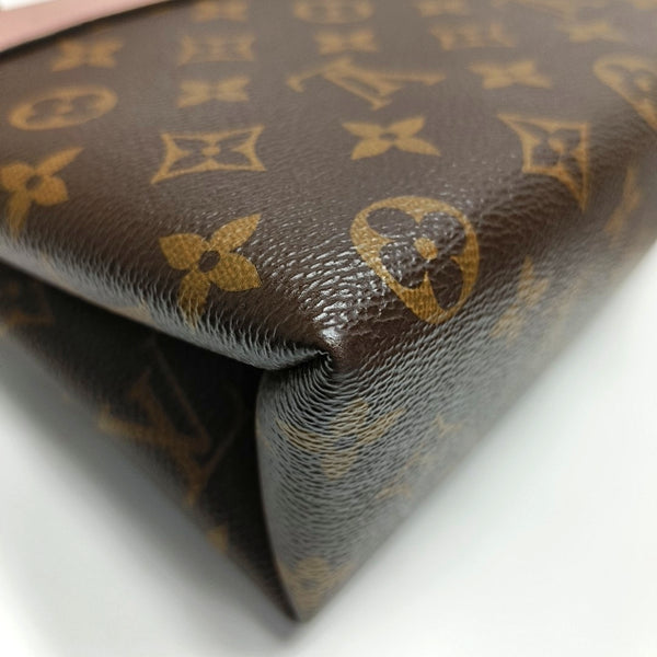 LOCKY BB Monogram Coated Canvas Pink