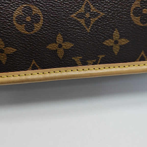 DIANE Monogram Coated Canvas Brown