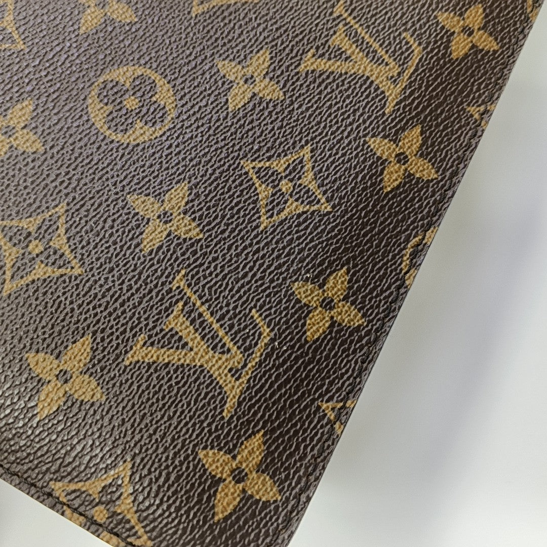 NEVERFULL MM Monogram Coated Canvas Brown