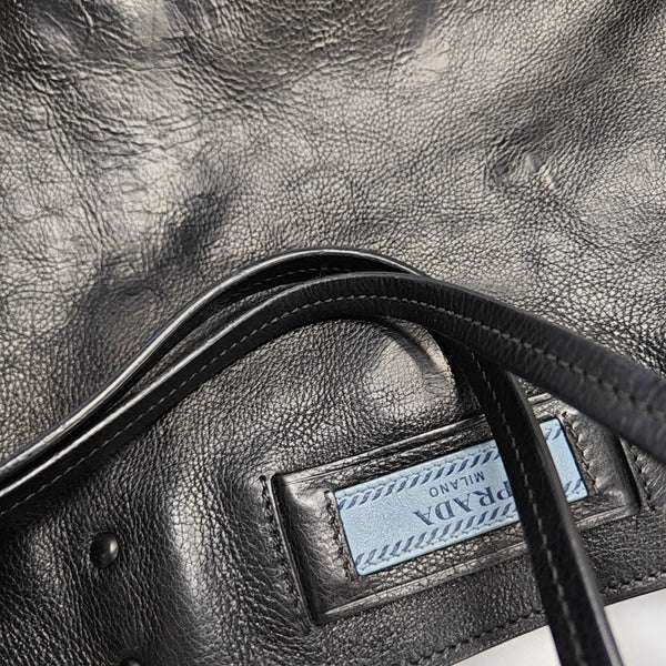 Etiquette Calfskin Black