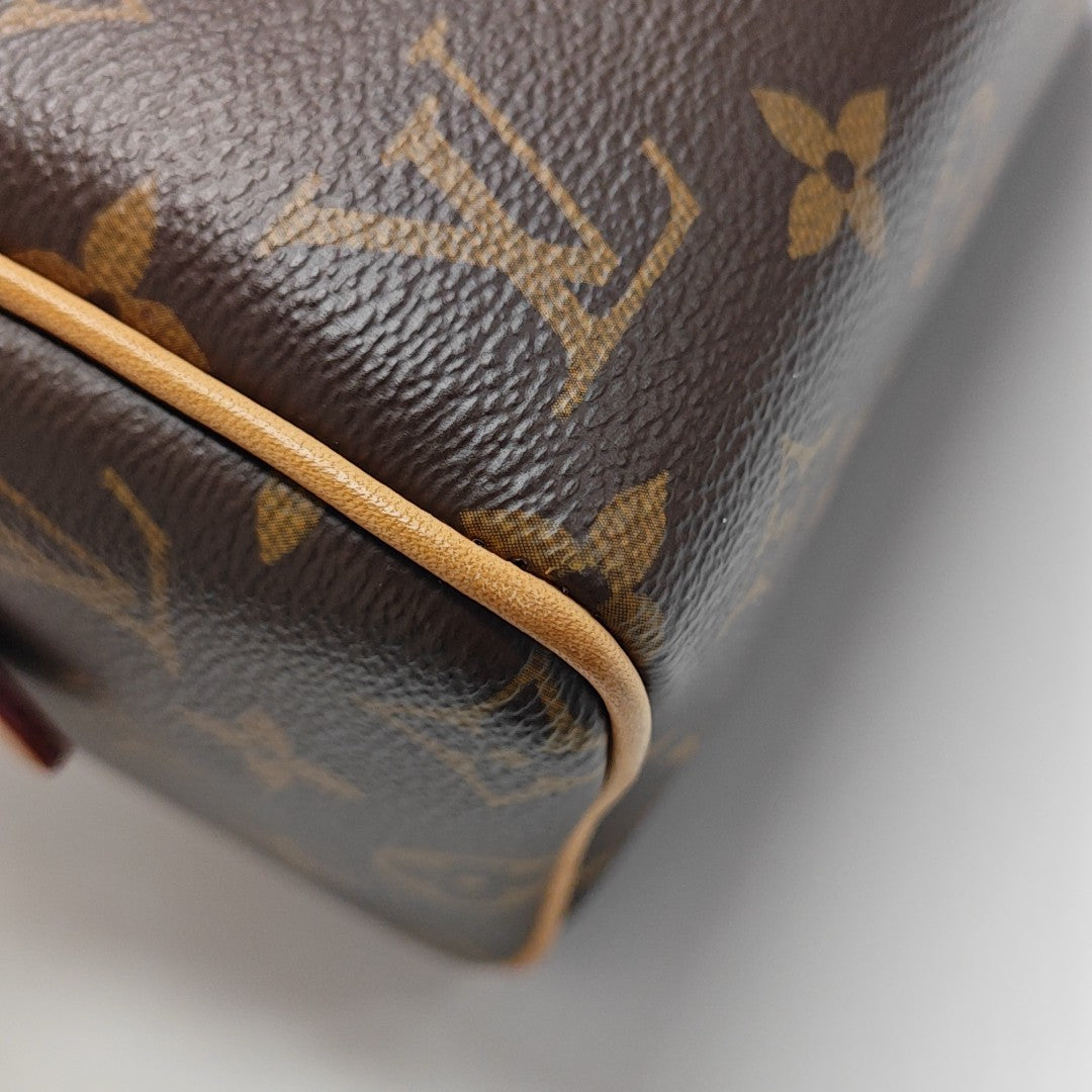 SPEEDY 20 Monogram Coated Canvas Brown