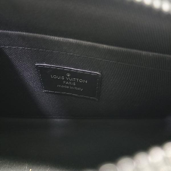 SOFT TRUNK Mini Monogram Coated Canvas Black