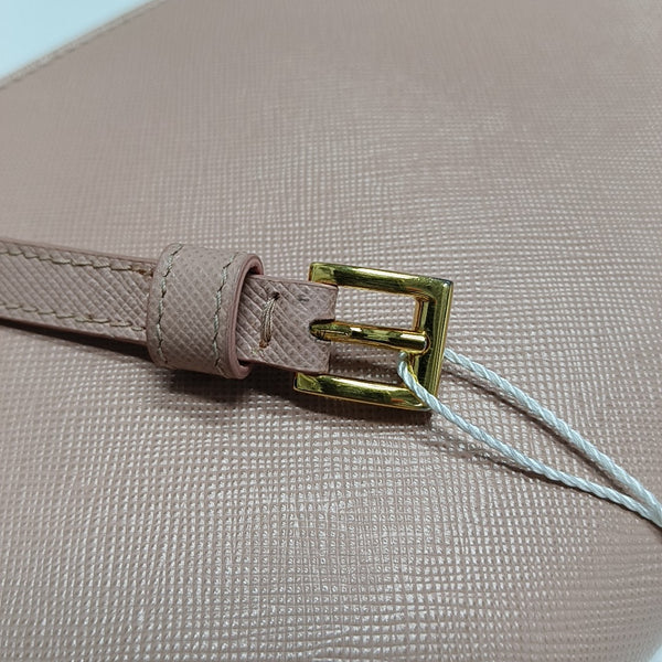 Saffiano Calfskin Crossbody Bag Pink
