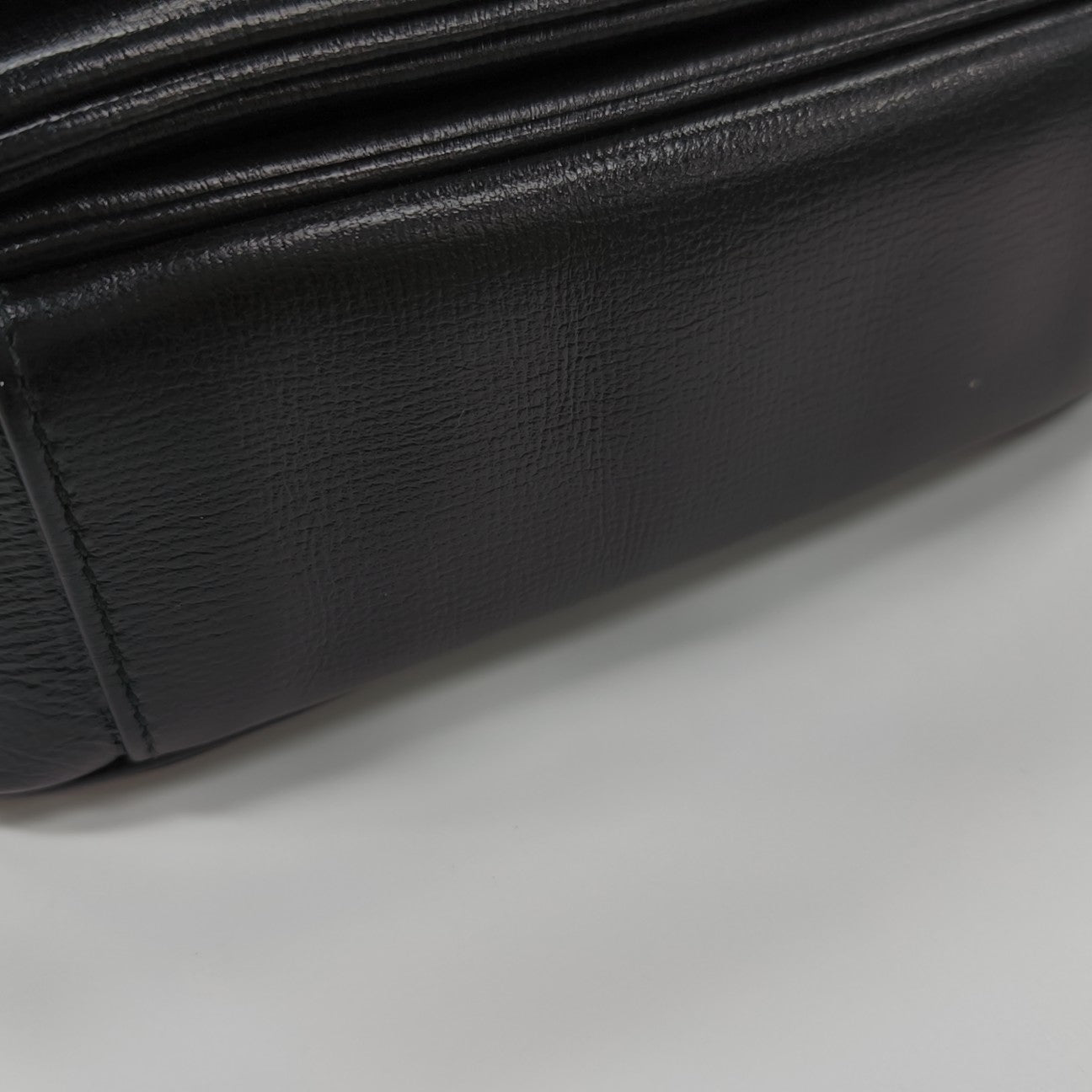Calfskin Shoulder Bag Small Black