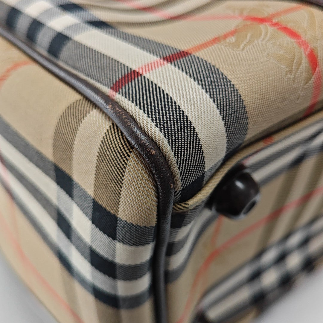 Canvas Top Handle Bag Beige