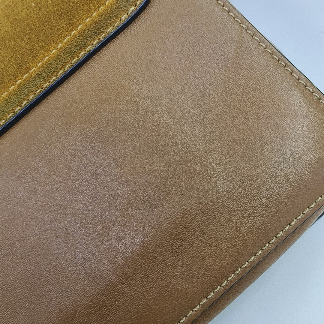 Faye Small Calfskin Brown
