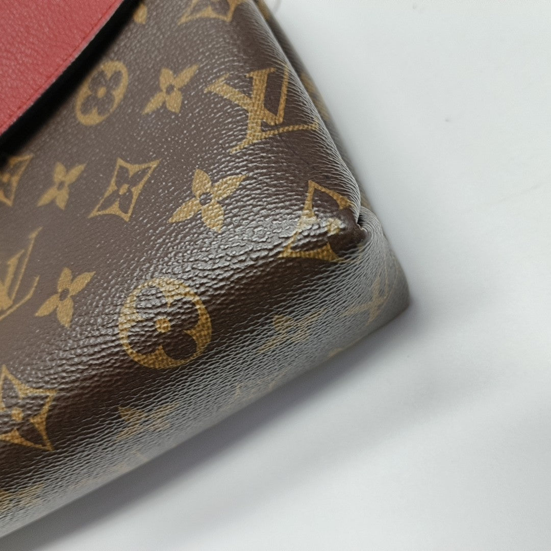 SAINT PLACIDE Monogram Coated Canvas Brown