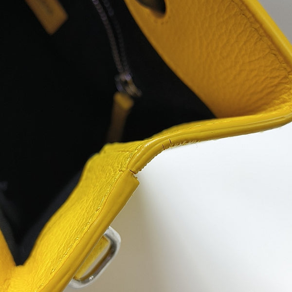 Shopping Bag Super Mini Calfskin Yellow