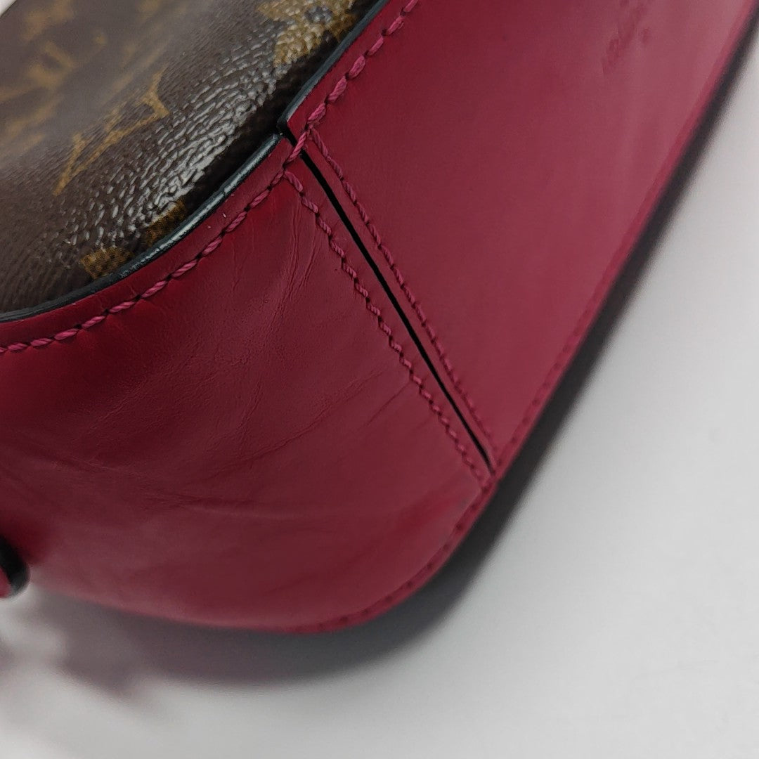 SAINTONGE Monogram Coated Canvas Brown