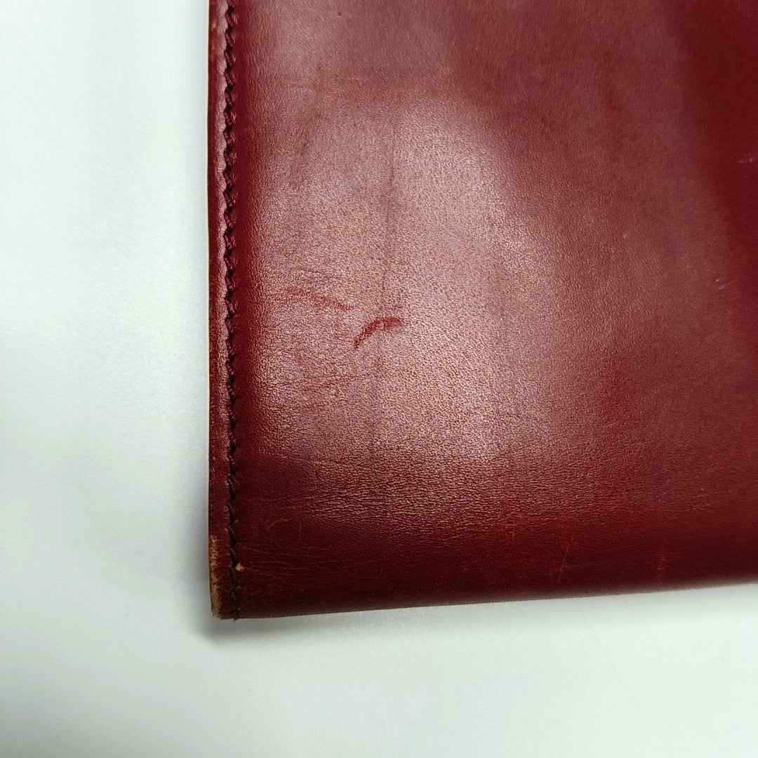 Authenticated pre-owned  Gancini Calfskin Red Wallet - Wallet at Looply