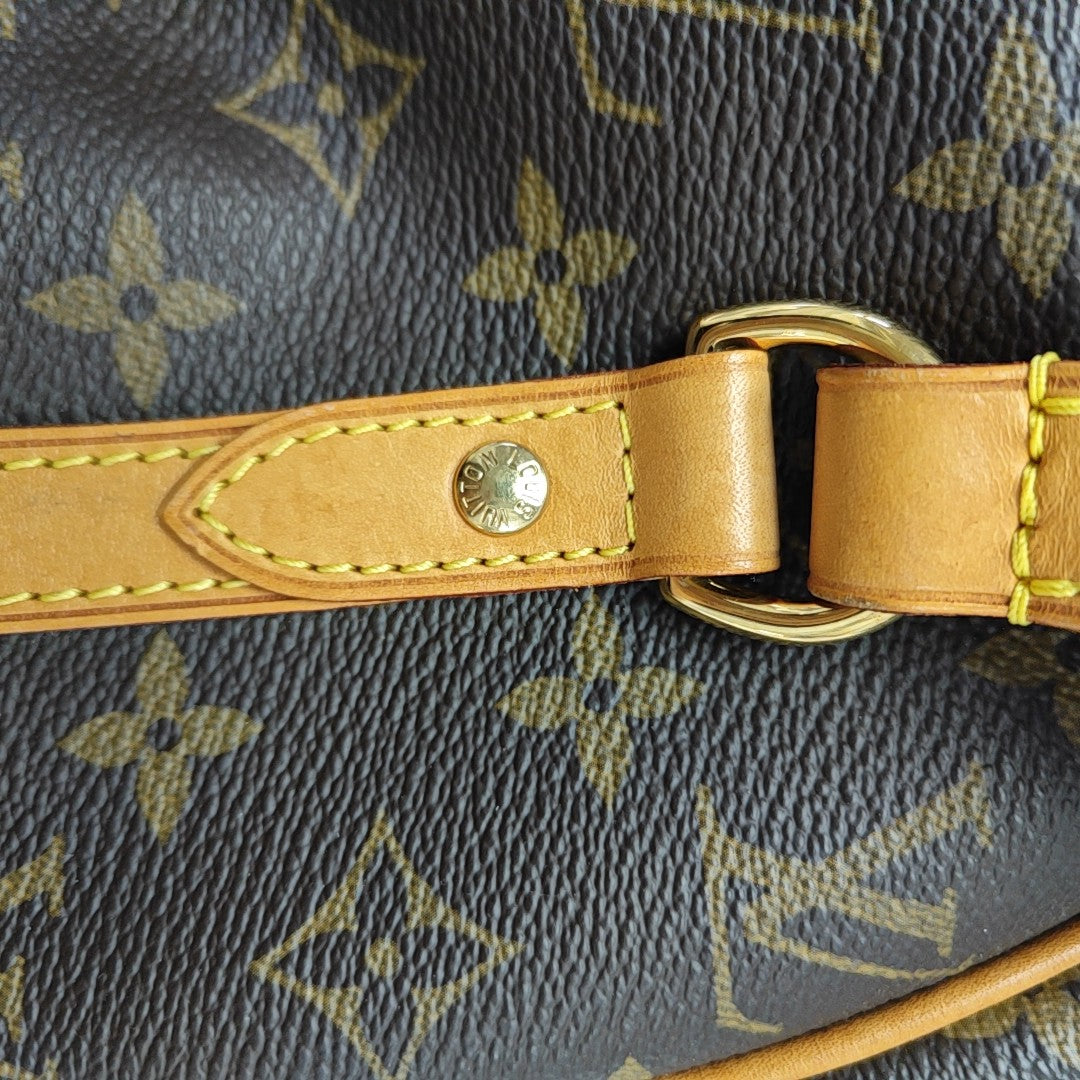 STRESA Monogram Coated Canvas Brown