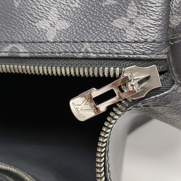 KEEPALL 55 Monogram Coated Canvas Black