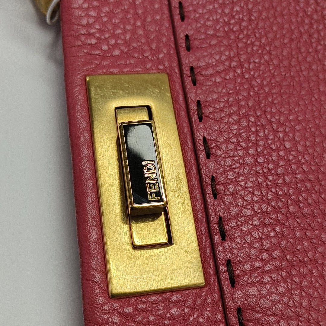 Peekaboo Medium Calfskin Pink