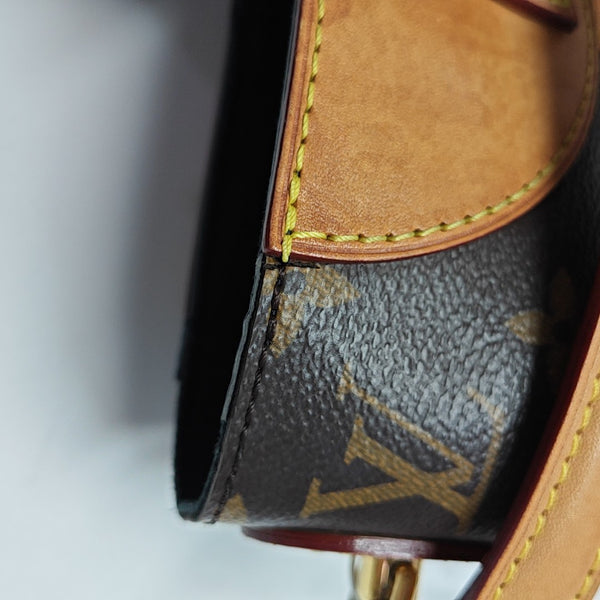 DUFFLE Monogram Coated Canvas Brown