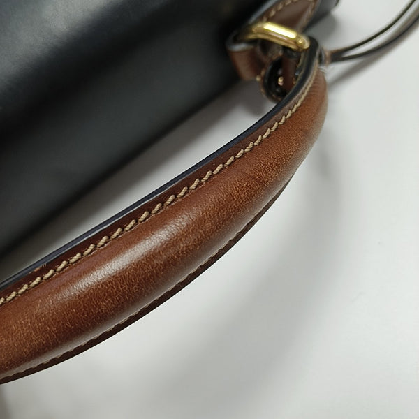 Padlock Small Monogram Coated Canvas Beige