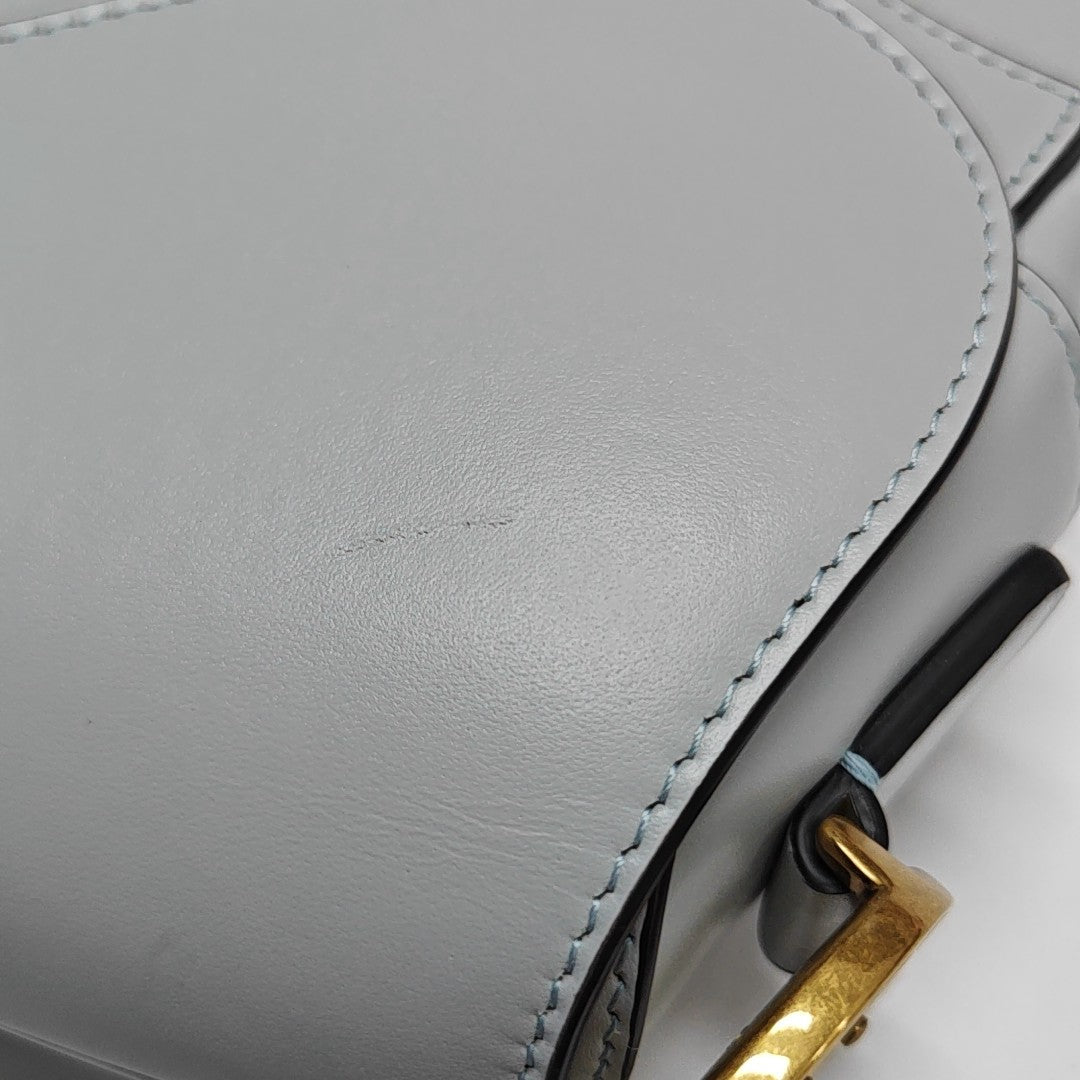 Saddle Small Calfskin Blue