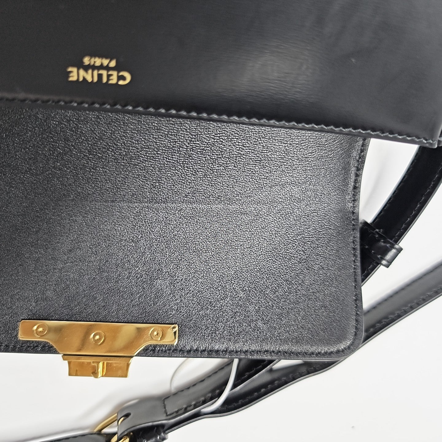 TRIOMPHE Small Calfskin Black