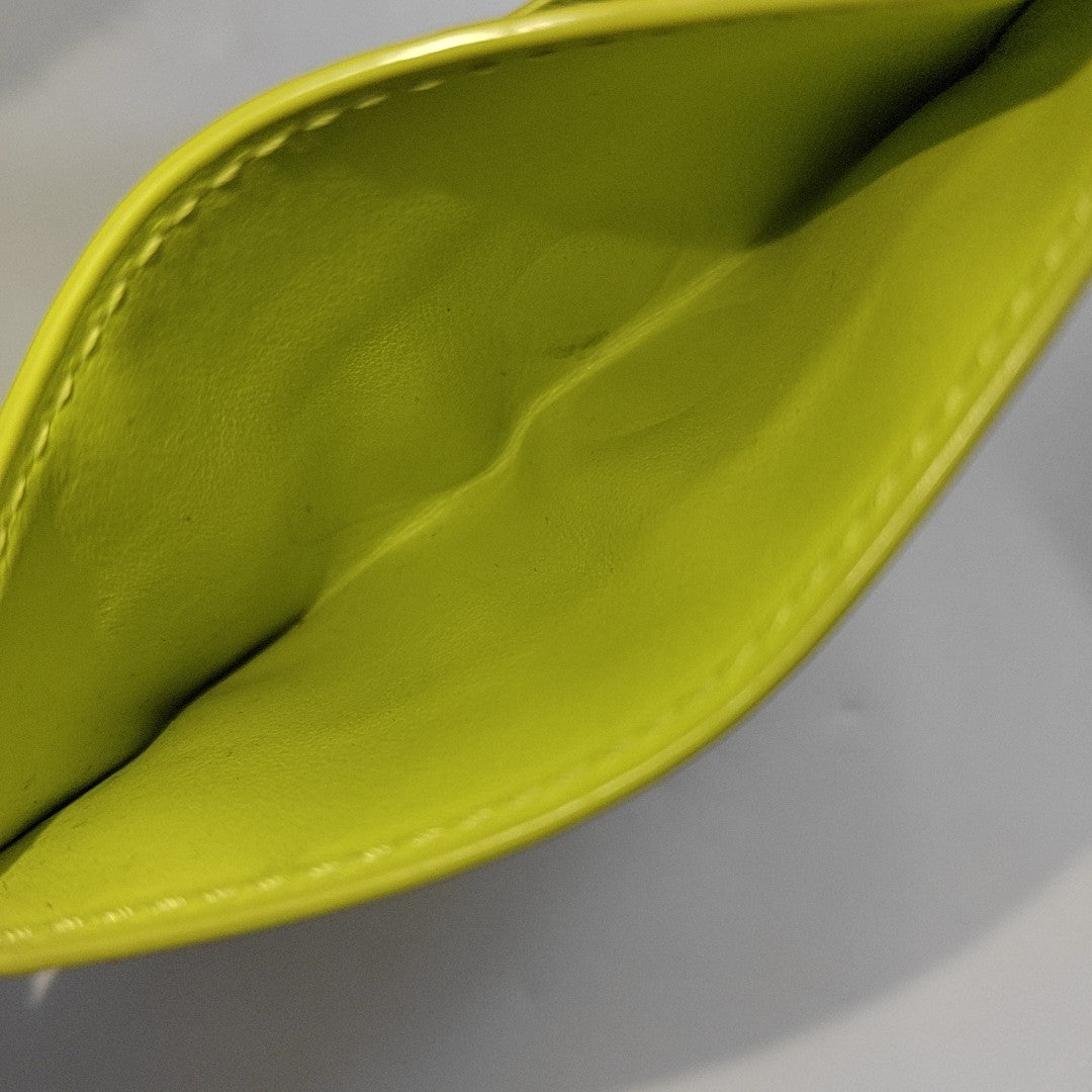 Calfskin Card Holder Green