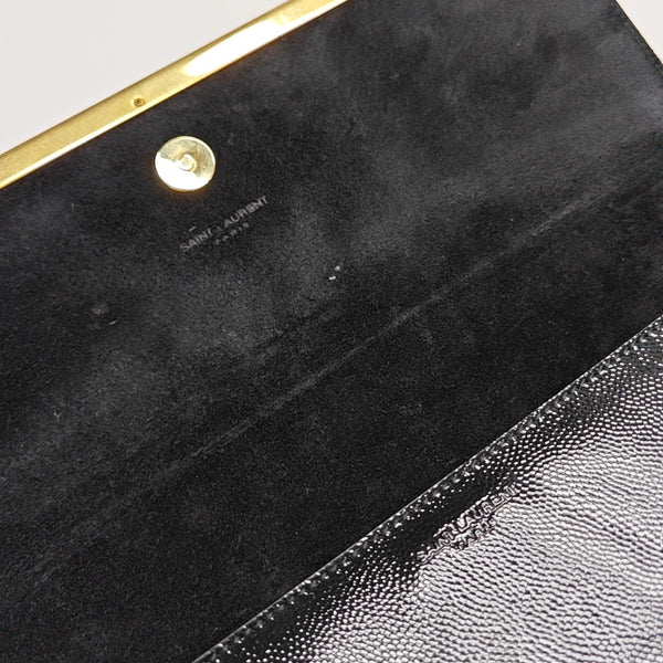 Calfskin Clutch Black