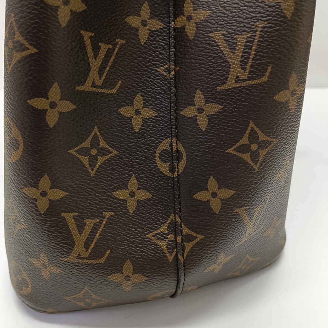 NÉONOÉ MM Monogram Coated Canvas Brown