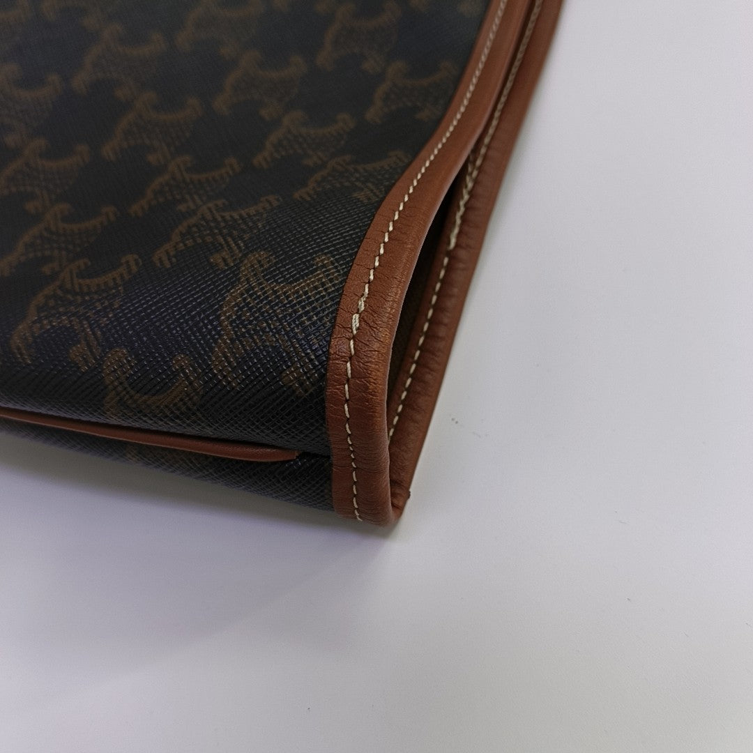 TRIOMPHE CANVAS Medium Coated Canvas Black