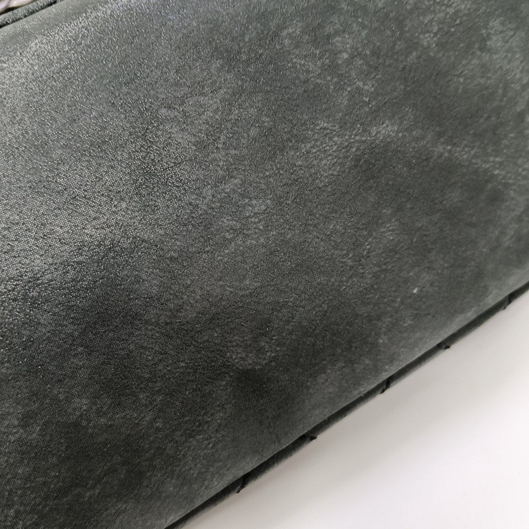 Quilted Calfskin Shoulder Bag Large Black