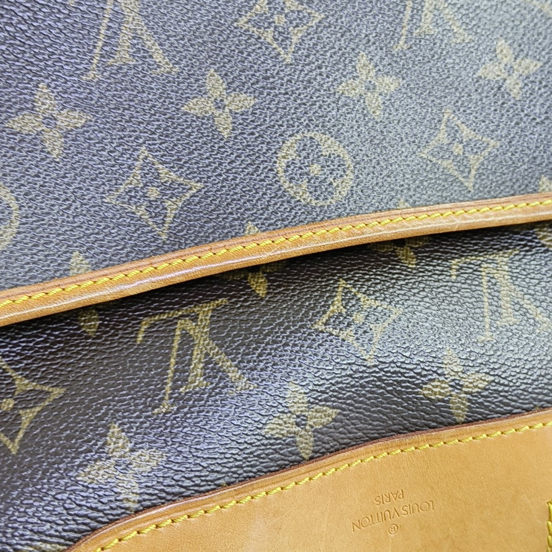 DEAUVILLE Monogram Coated Canvas Brown