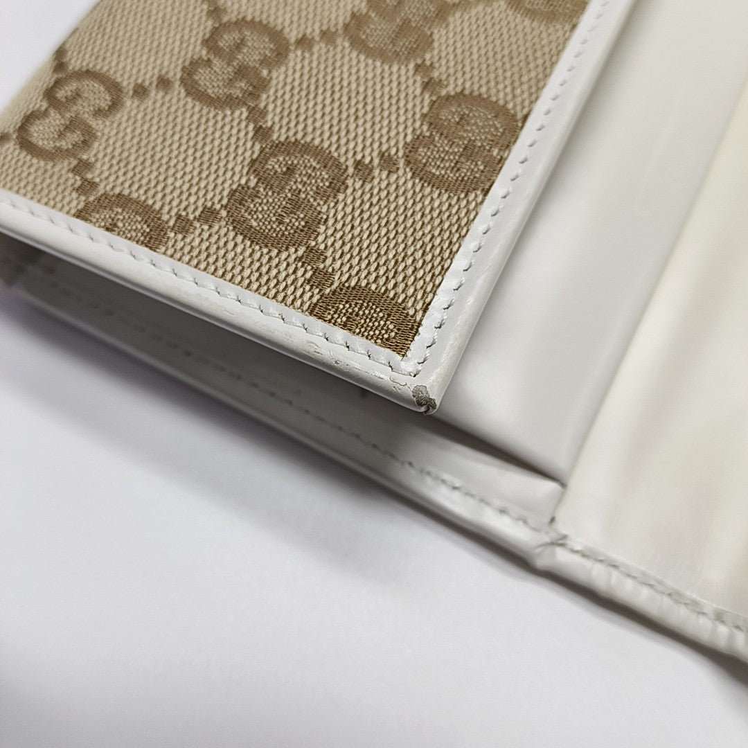 Monogram Canvas Wallet Beige
