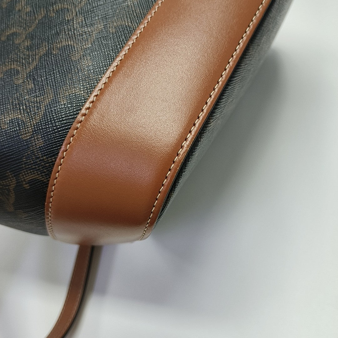 TRIOMPHE CANVAS Medium Coated Canvas Brown