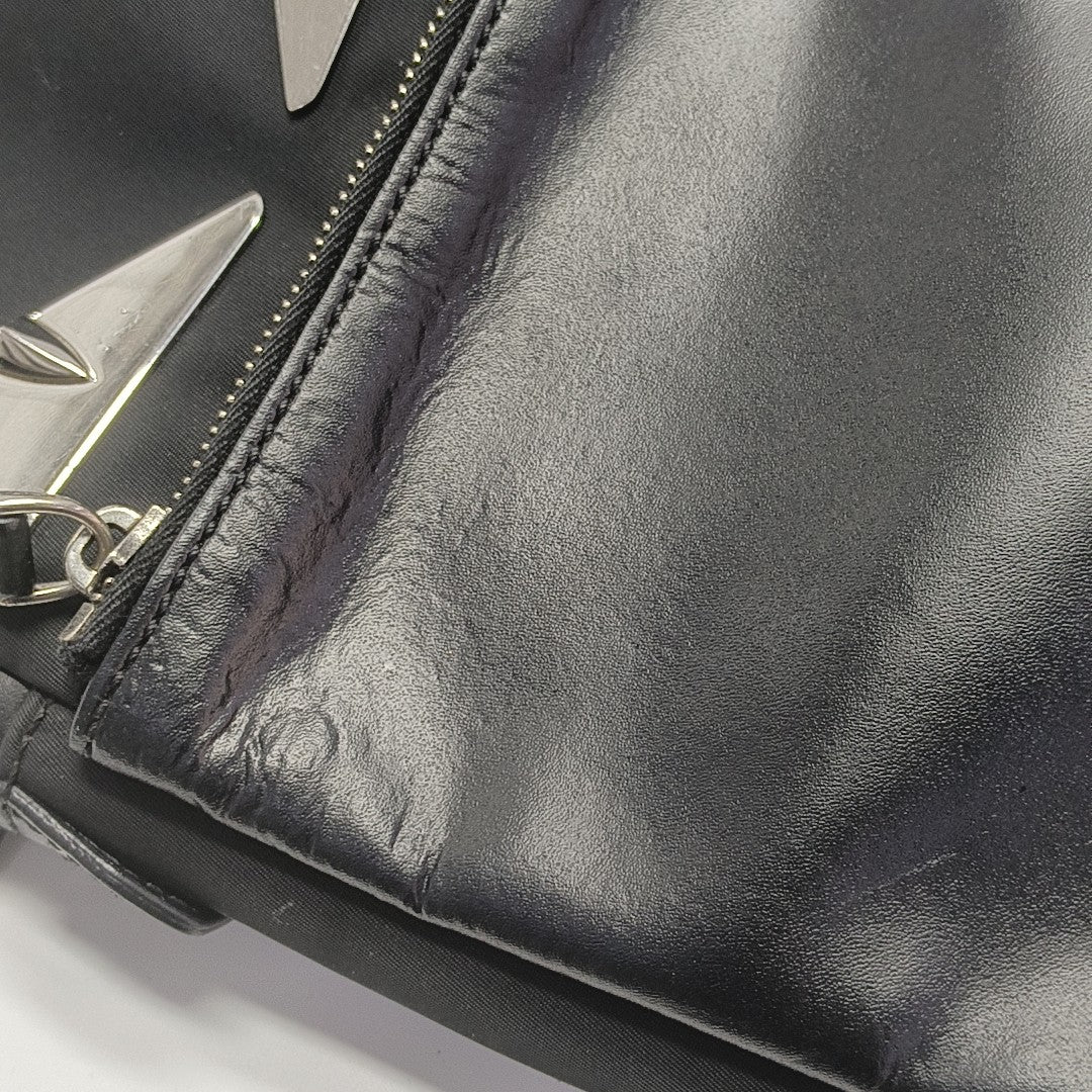Calfskin Shoulder Bag Black