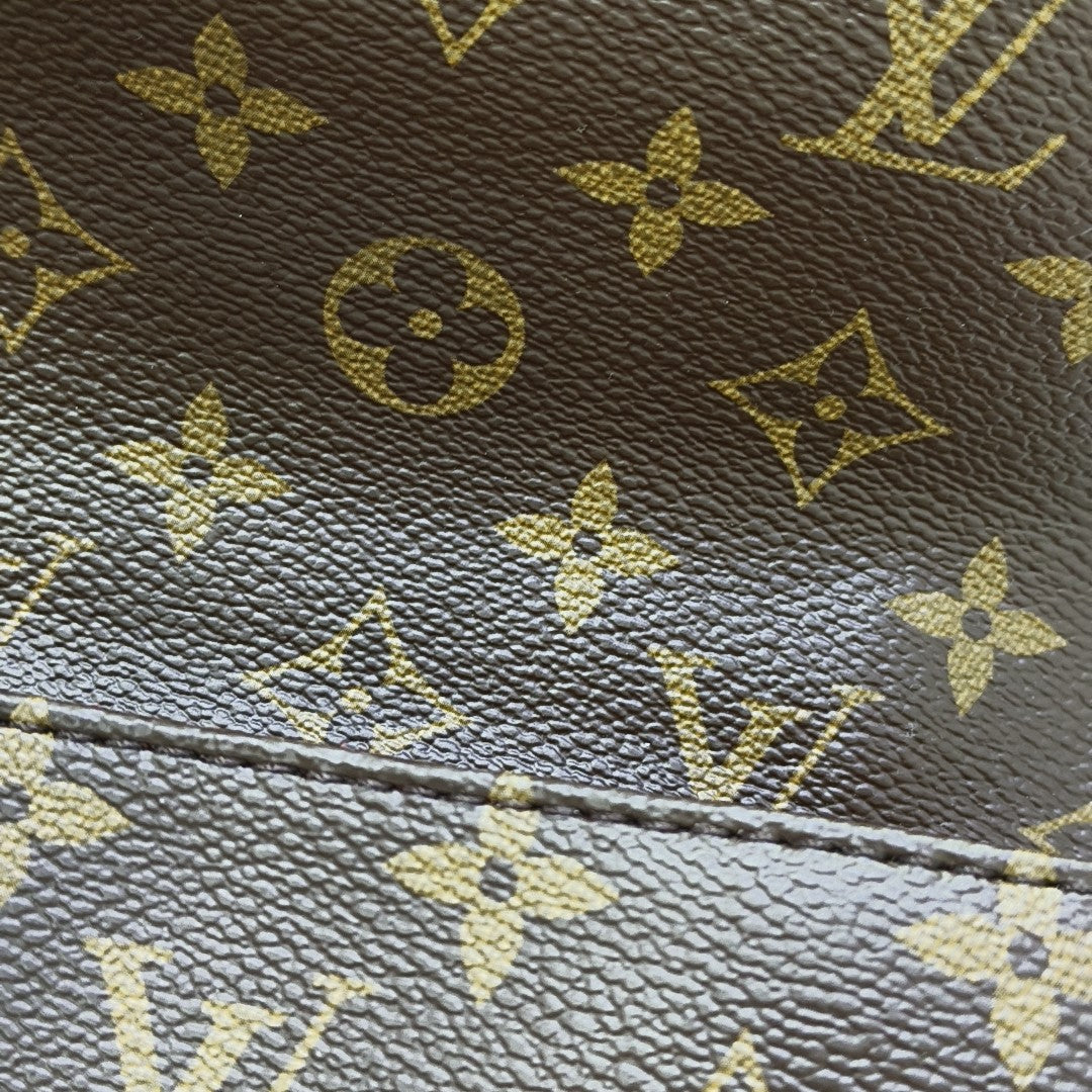 SAINT PLACIDE Monogram Coated Canvas Brown