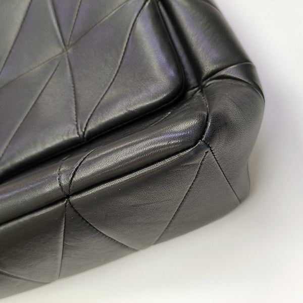 JAMIE Medium Quilted Lambskin Black