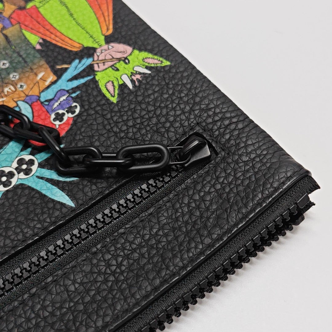 A4 Calfskin Black