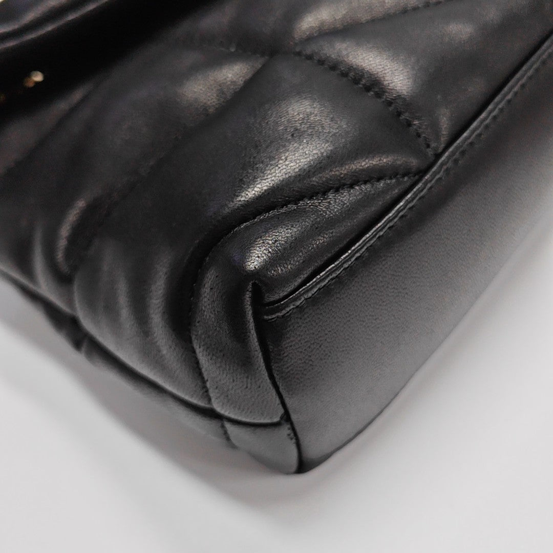 PUFFER Quilted Lambskin Black