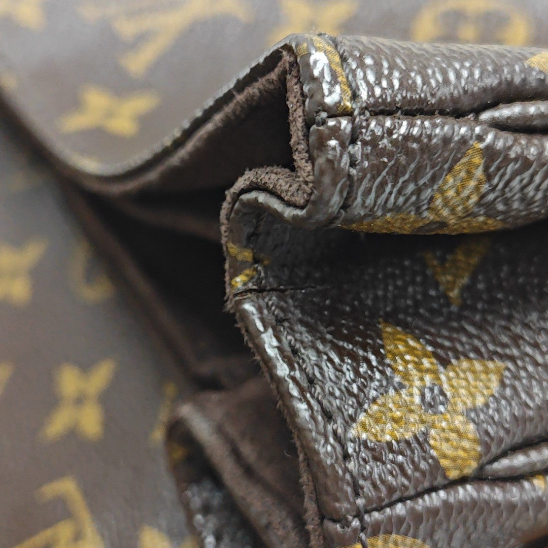 MÉTIS MM Monogram Coated Canvas Brown