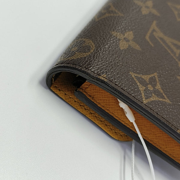 EMILIE Monogram Coated Canvas Brown Wallet