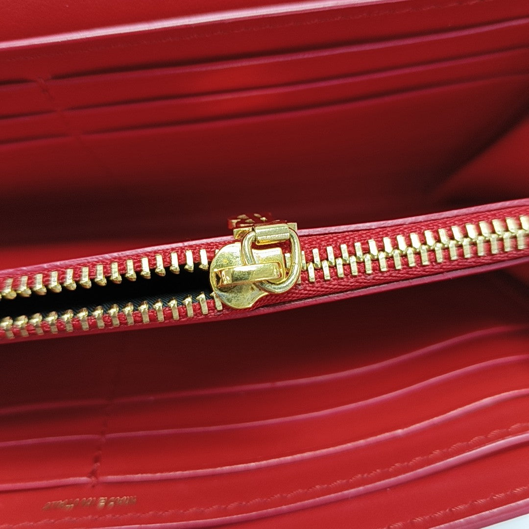 Calfskin Shoulder Bag Red