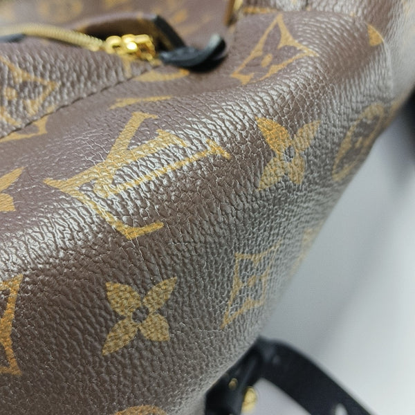 PALM SPRINGS PM Monogram Coated Canvas Brown