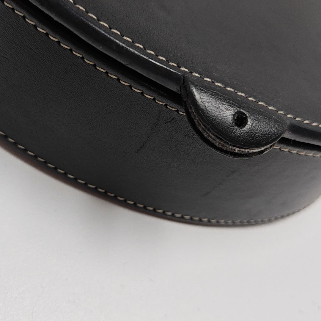 Heel Calfskin Black