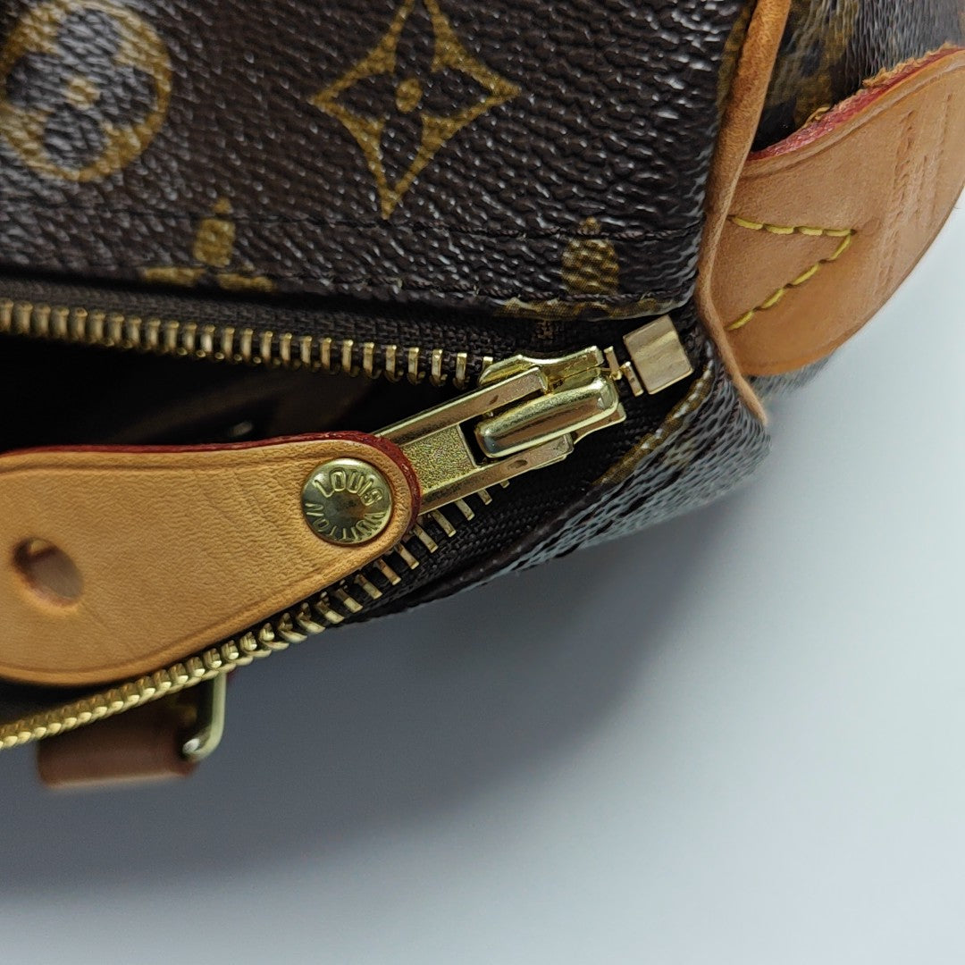 SPEEDY 30 Monogram Coated Canvas Brown