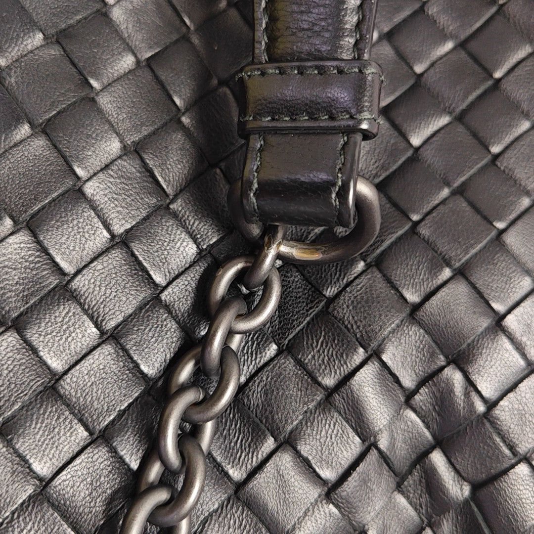 Lambskin Shoulder Bag Black