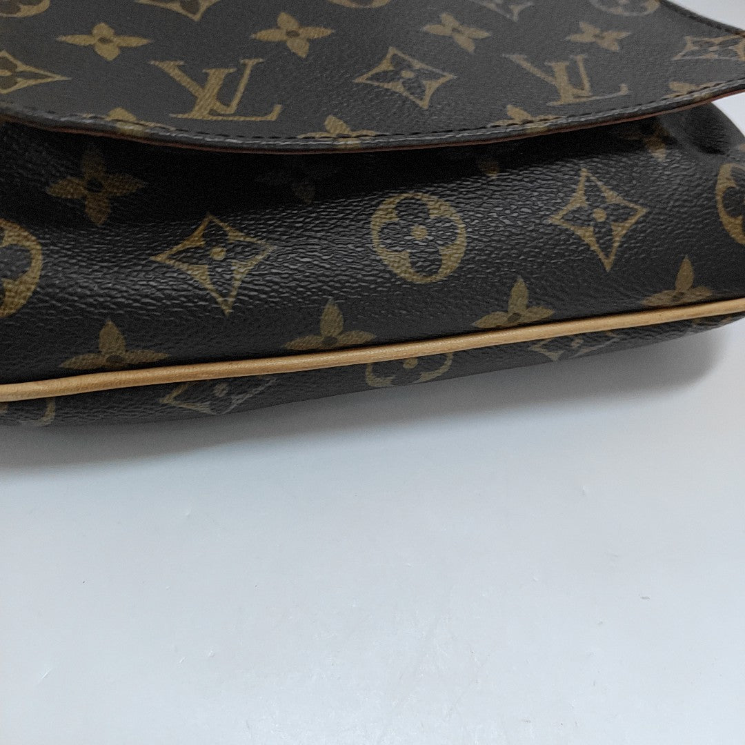 MUSETTE TANGO Monogram Coated Canvas Brown