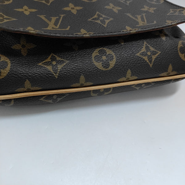 MUSETTE TANGO Monogram Coated Canvas Brown
