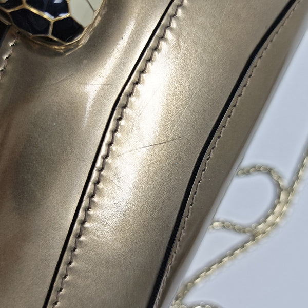 SERPENTI FOREVER Medium Calfskin Beige