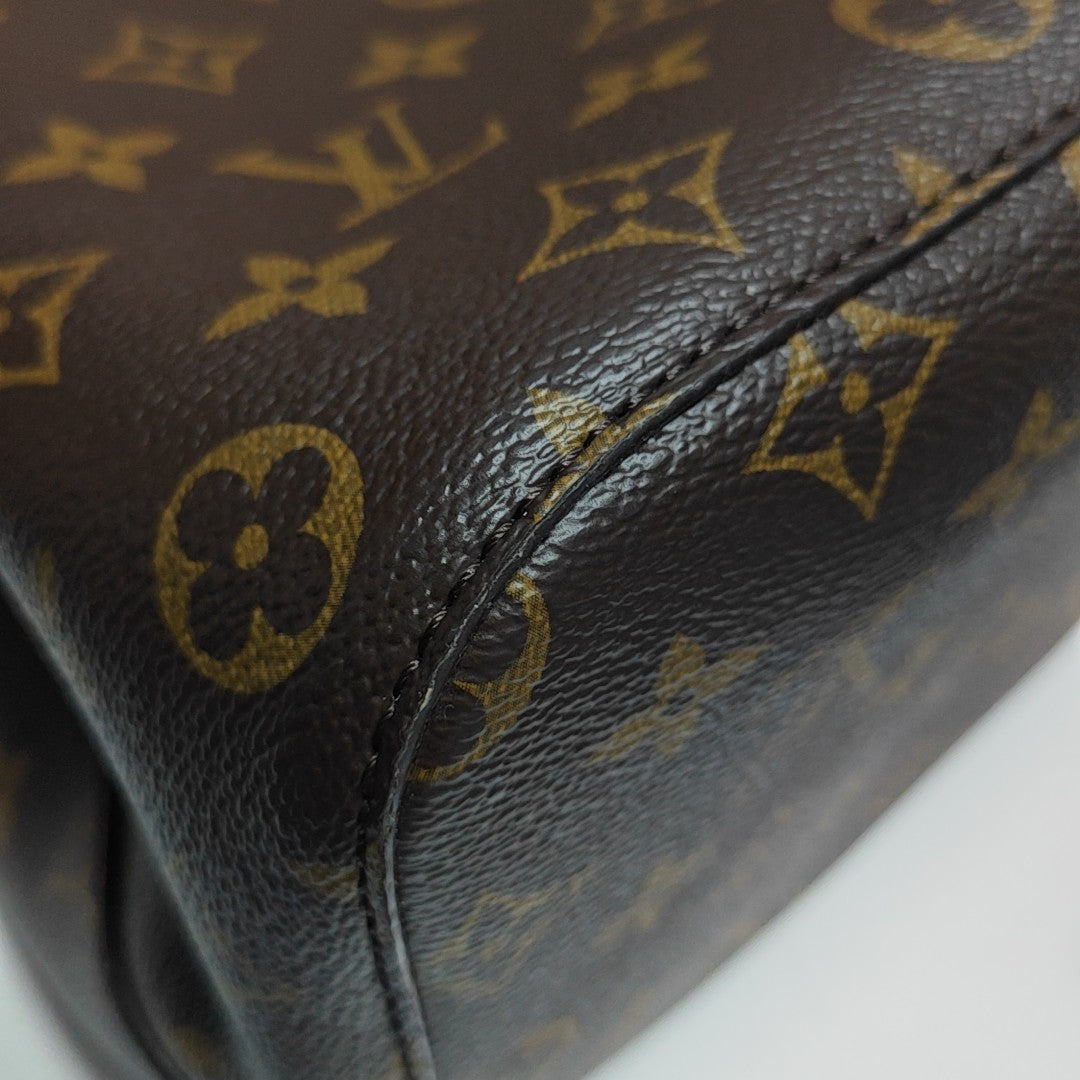 NÉONOÉ MM Monogram Coated Canvas Brown