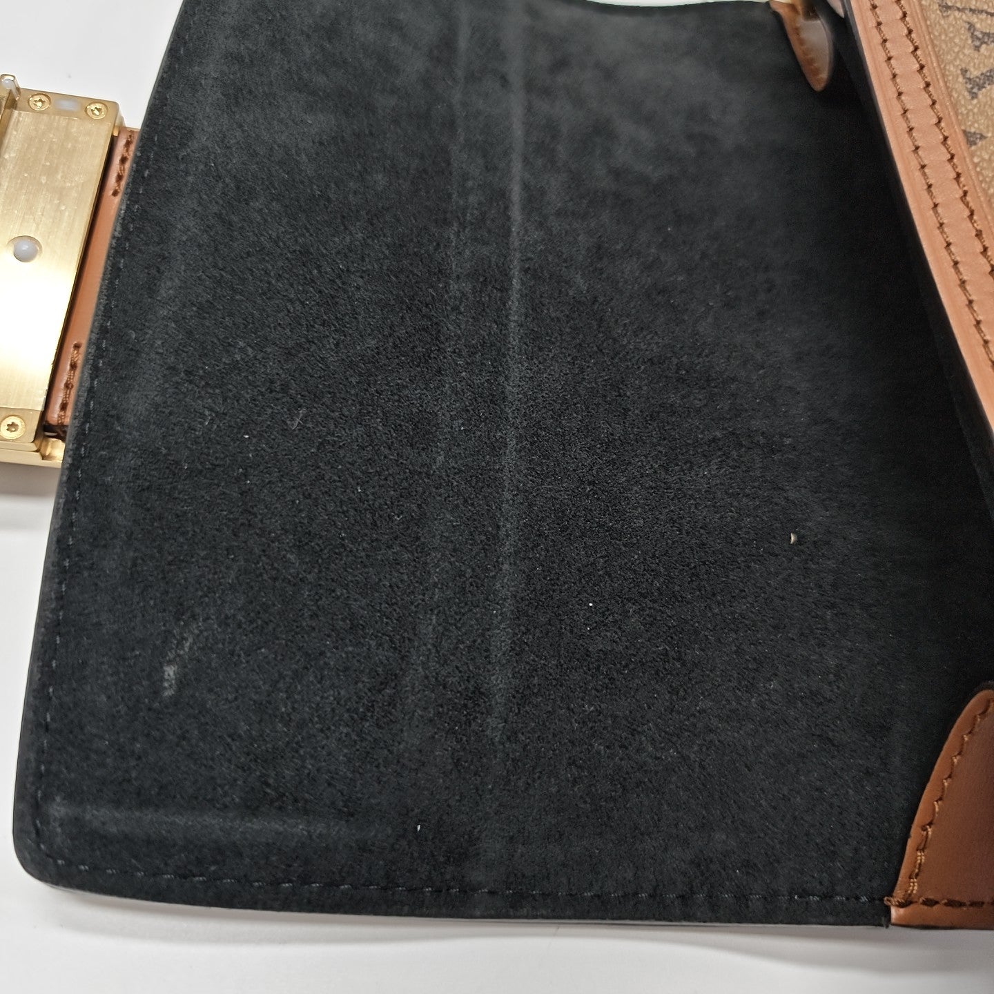DAUPHINE Mini Monogram Coated Canvas Brown